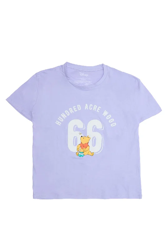 Winnie The Pooh Graphic Relaxed Tee Fleece Nylon Spandex