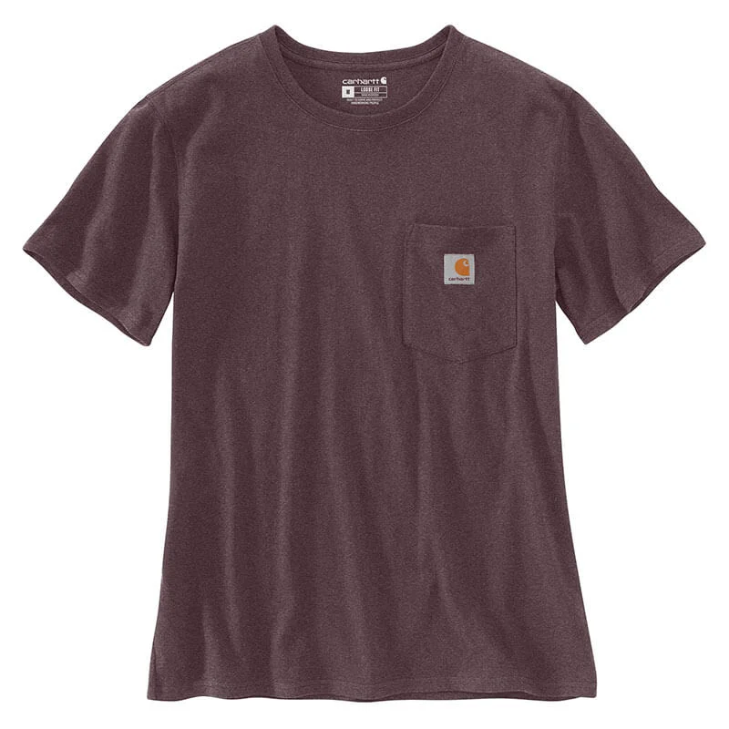 103067 - Carhartt Women's WK87 Workwear Pocket SS Tshirt Basic T-Shirt Crew Neck Short Sleeve 103067 - Carhartt Women's WK87 Workwear Pocket SS Tshirt Basic T-Shirt Crew Neck Short Sleeve