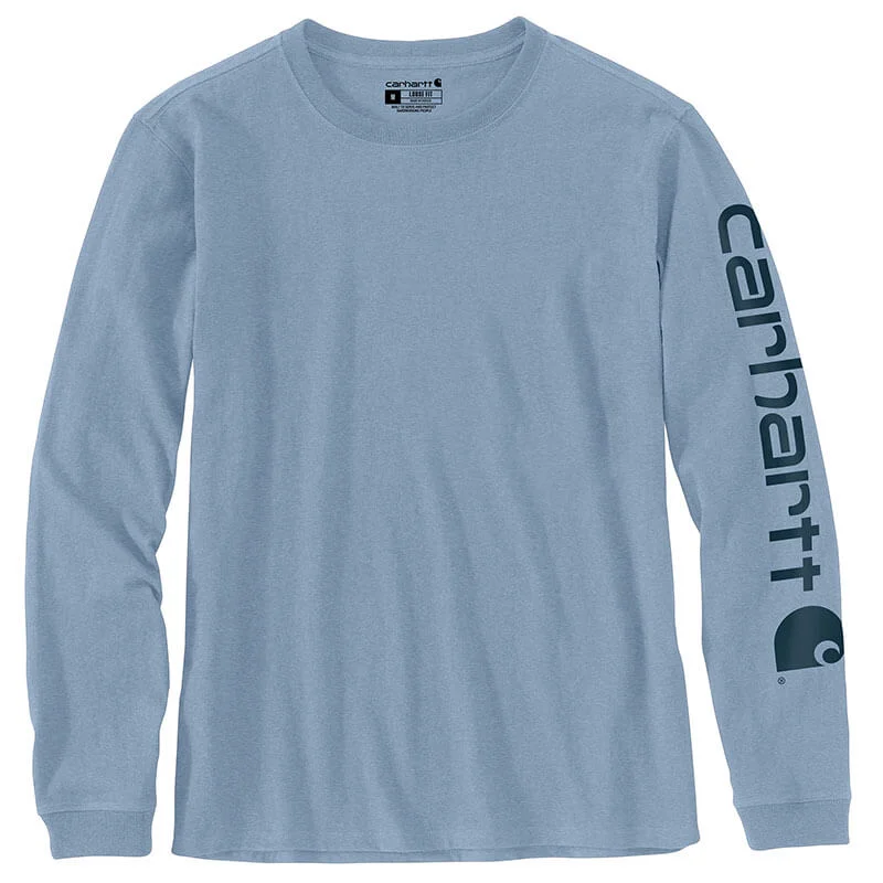 103401 - Carhartt Women's WK231 Workwear Sleeve Logo Long-Sleeve T-Shirt Jersey Fabric Tulle Fabric Batik Fabric 103401 - Carhartt Women's WK231 Workwear Sleeve Logo Long-Sleeve T-Shirt Jersey Fabric Tulle Fabric Batik Fabric