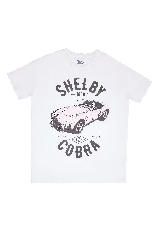 Shelby Cobra 1966 Graphic Relaxed Tee Polka Dot Checkered Tartan