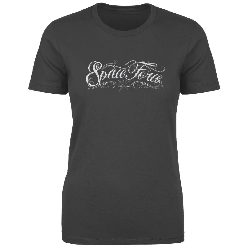 7.62 Design US Space Force 'Ornate' Women's Tee Graphic Embroidered Appliqued