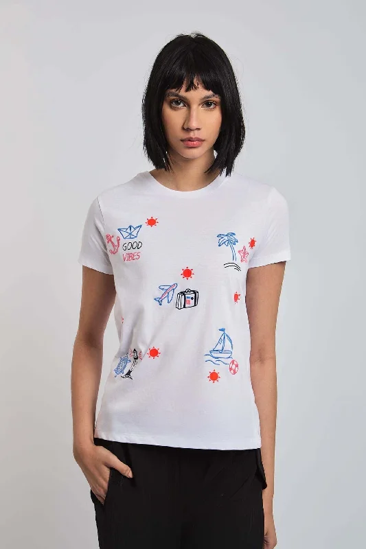 T-Shirt Collared Crew Neck Turtle Neck