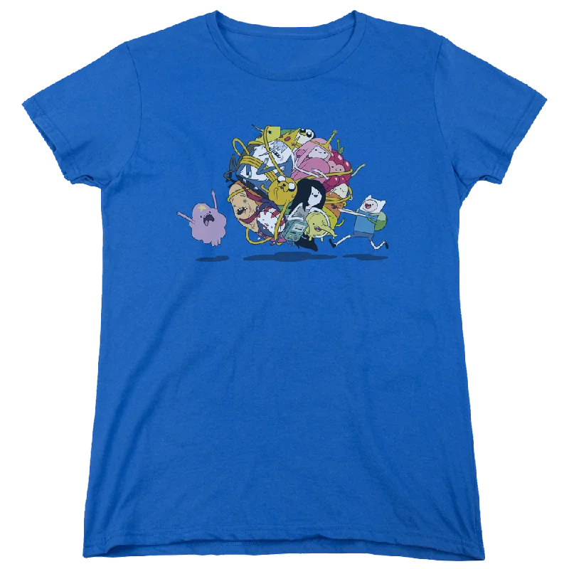 Adventure Time Glob Ball - Women's T-Shirt Print Jacquard Patchwork