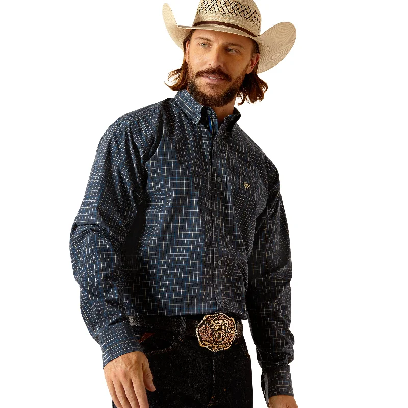Pro Series Pharell Classic Fit Western Shirt Print Jacquard Patchwork