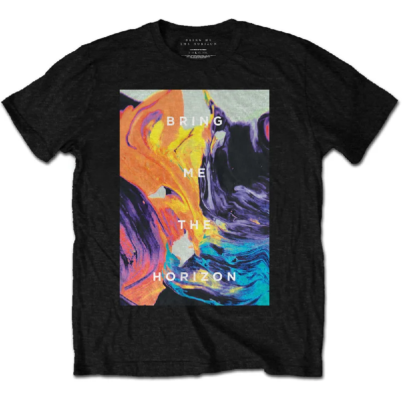 BRING ME THE HORIZON Attractive T-Shirt, Painted Cashmere Blend Cotton Blend Poly Blend BRING ME THE HORIZON Attractive T-Shirt, Painted Cashmere Blend Cotton Blend Poly Blend