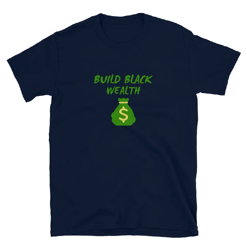 Build Black Wealth T-Shirt Plaid T-Shirt Polka Dot Checkered