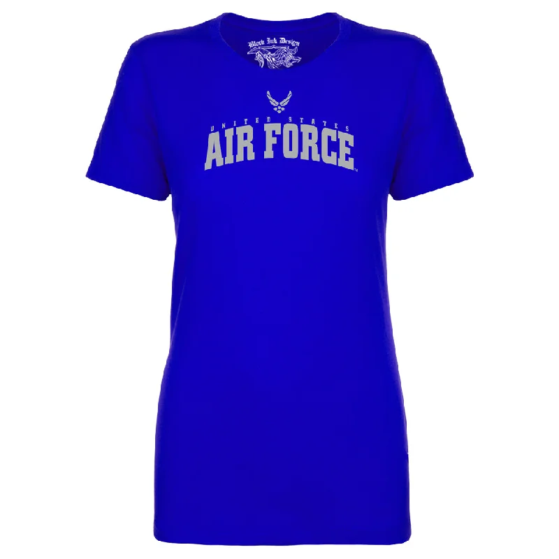 Air Force T-Shirt - US Air Force Basic P/T - Womens T-shirt Seamless Knitted Crochet Air Force T-Shirt - US Air Force Basic P/T - Womens T-shirt Seamless Knitted Crochet