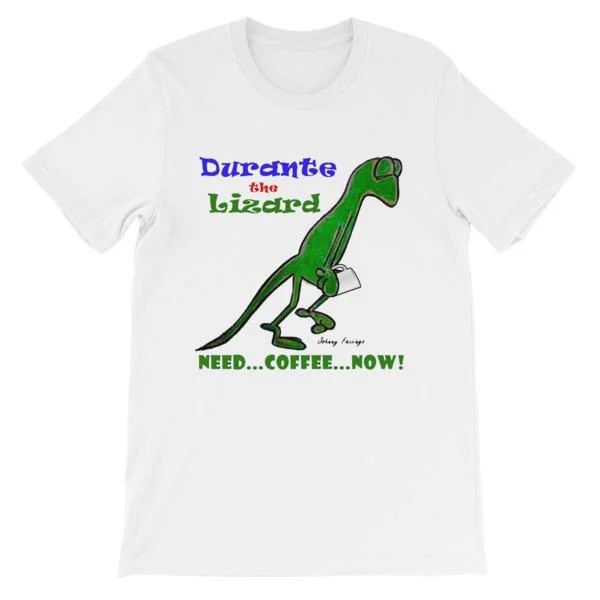 Durante Need Coffee Now T-shirt Collared Crew Neck Turtle Neck