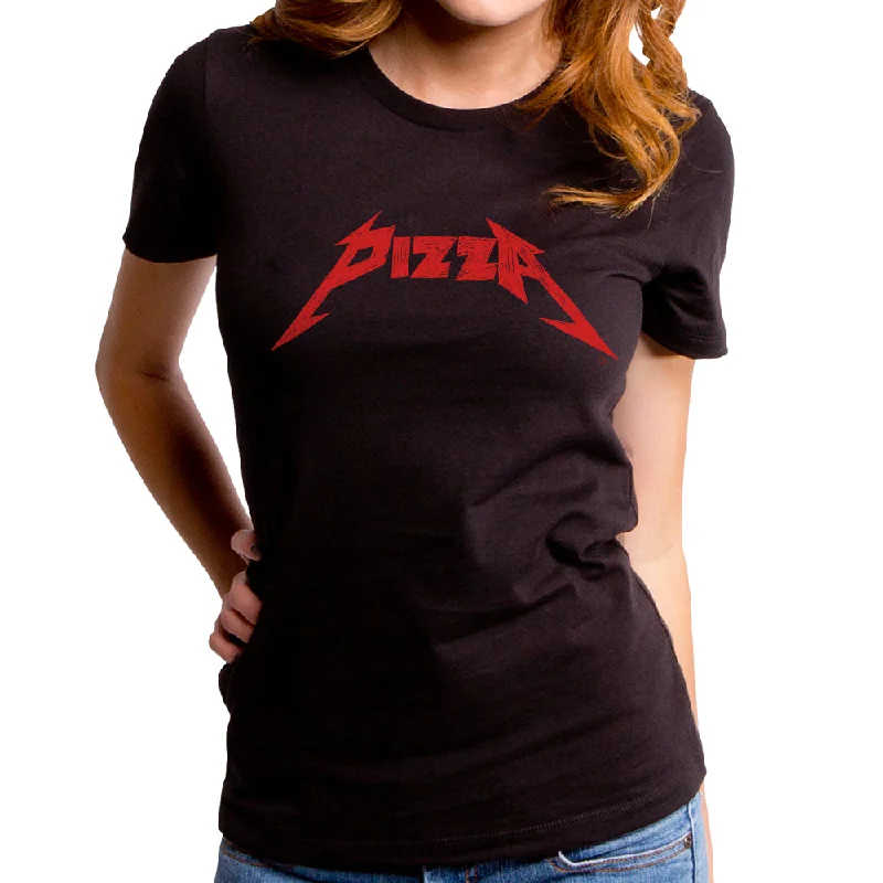Enter Pizzaman Women's T-Shirt Print Jacquard Patchwork