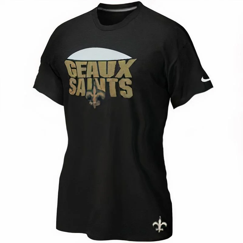 Geaux Saints Women’s Shirt - Black Terry Blend Velvet Blend Canvas Blend