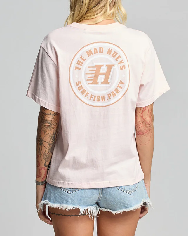 The Mad Hueys H SERIES | WOMENS SS TEE Hooded Caped Shawl Collar