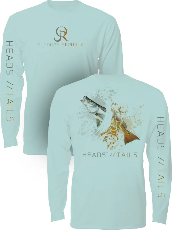Heads/Tails Full - UPF Performance Shirt (unisex) Oversized T-Shirt Spandex breathable Heads/Tails Full - UPF Performance Shirt (unisex) Oversized T-Shirt Spandex breathable