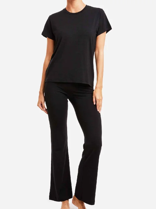 Hygge Tee Women Welt Pockets Slit Pockets