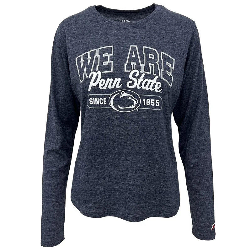 League Ladies WE ARE Long Sleeve T-Shirt Embroidered Appliqued Beaded