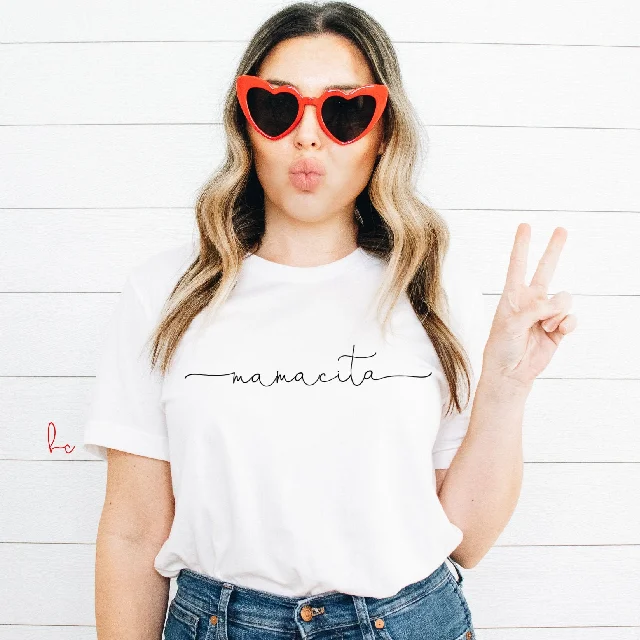 Mamacita shirt- mothers day t-shirts- mom gift- gift for mommy to be- expectant mother gifts- mamacita gifts- pregnancy announcement shirts Asymmetrical Pockets Print Mamacita shirt- mothers day t-shirts- mom gift- gift for mommy to be- expectant mother gifts- mamacita gifts- pregnancy announcement shirts Asymmetrical Pockets Print