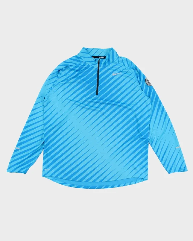 Men's Nike Half Zip Long Sleeve Active Top T-Shirt - XL Modern Contemporary Chic