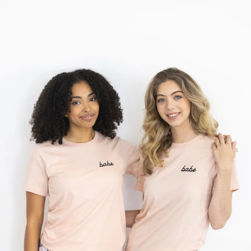 Patch Babe Bachelorette Party Shirt Iron Safe Non-Iron Wrinkle Free