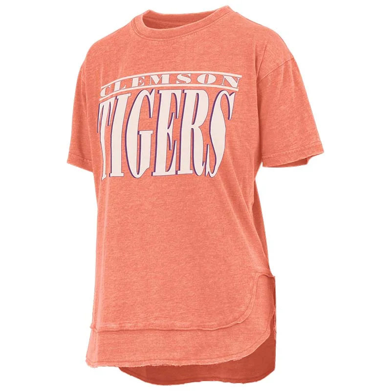 Clemson Holden Vintage Poncho Short Sleeve T-Shirt Seamless Knitted Crochet