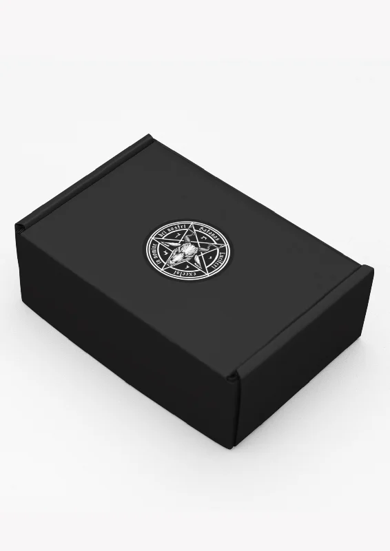 SATANIC - SHIRT BOX Denim Fabric Leather Fabric Suede Fabric