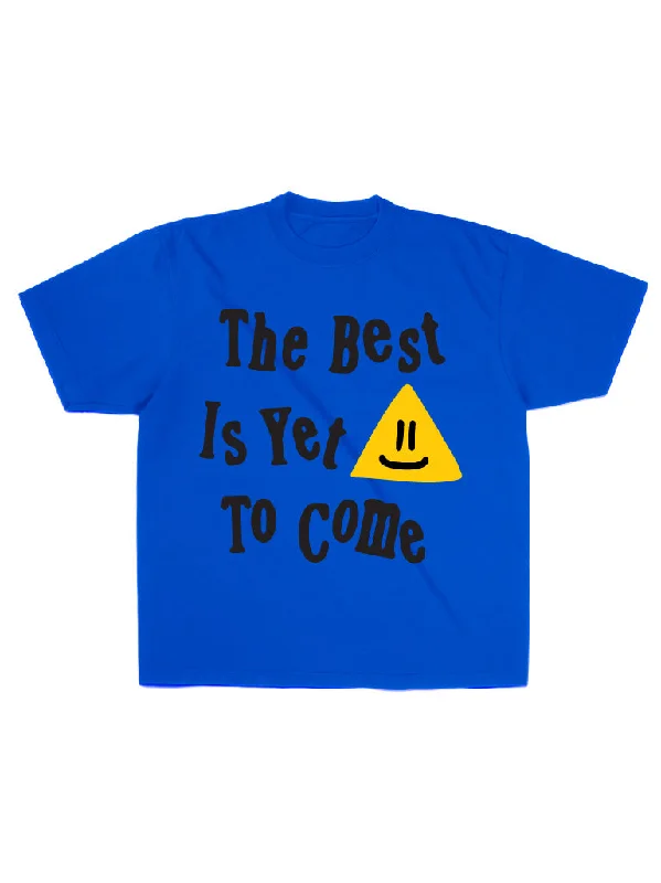 TBIYTC Remix Oversized Tee - Royal Handmade Hand-knitted Hand-woven