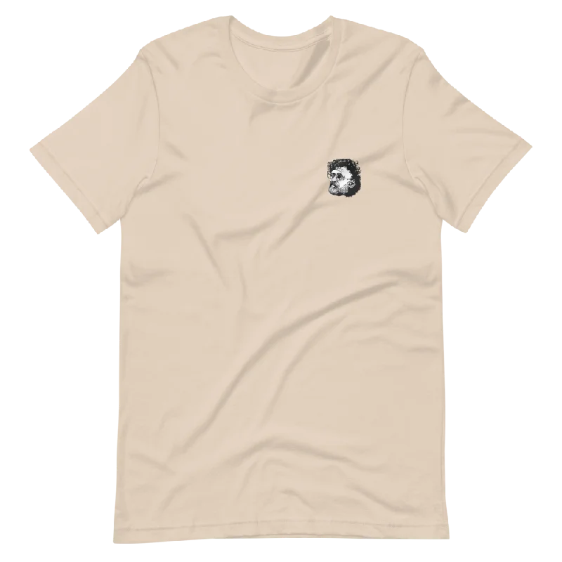 Terrence McKenna Embroidery Graphic Tee Iron Safe Non-Iron Wrinkle Free