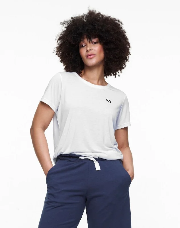 Traa Lounge Tee Women Zippered Front Buttoned Front Snap Front