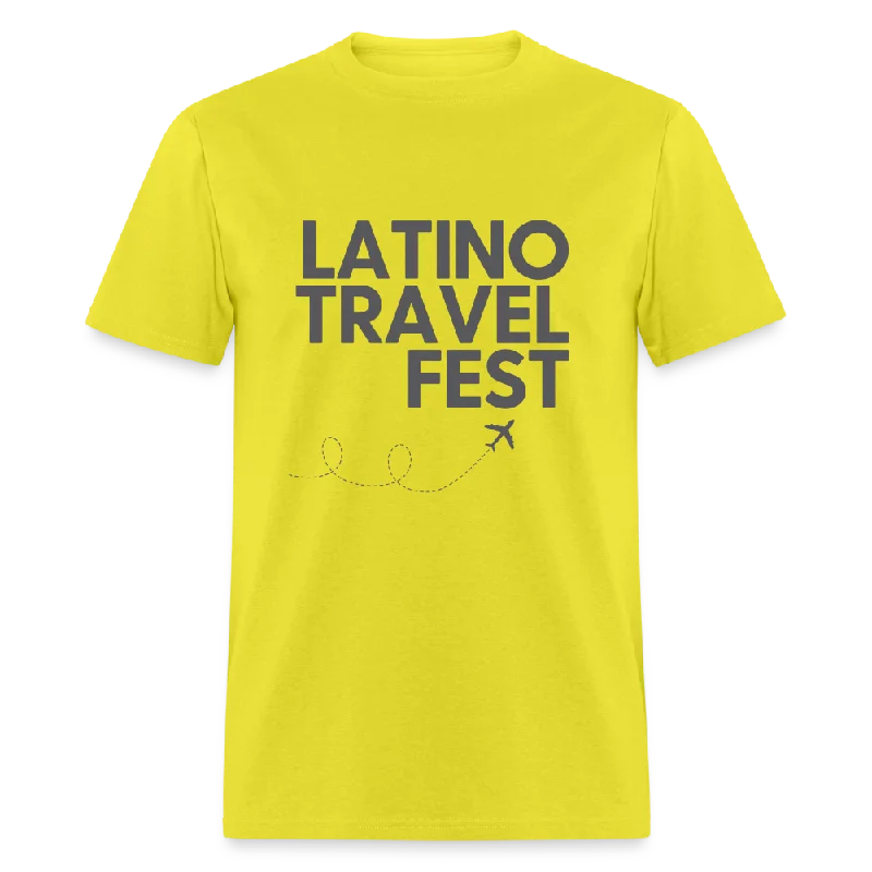 2023 Latino Travel Fest Unisex Classic T-Shirt Cashmere Blend Cotton Blend Poly Blend 2023 Latino Travel Fest Unisex Classic T-Shirt Cashmere Blend Cotton Blend Poly Blend