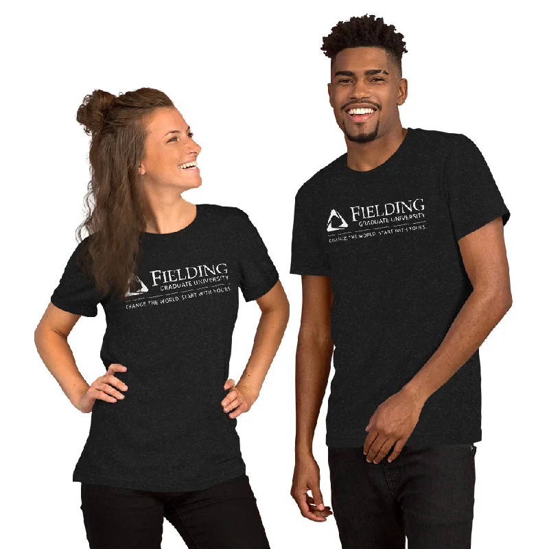 Unisex Staple T-Shirt | Fielding Logo Houndstooth Herringbone Solid