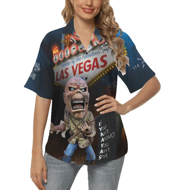 USAF AMMO Las Vegas Eddie Holding Black IYAAYAS Acronym Flag Vegas Sign Womens Hawaiian Shirt Striped Floral Plaid USAF AMMO Las Vegas Eddie Holding Black IYAAYAS Acronym Flag Vegas Sign Womens Hawaiian Shirt Striped Floral Plaid