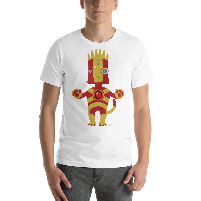 UshKee Iron Man Unisex t-shirt Anti-Pilling Machine Wash Handmade
