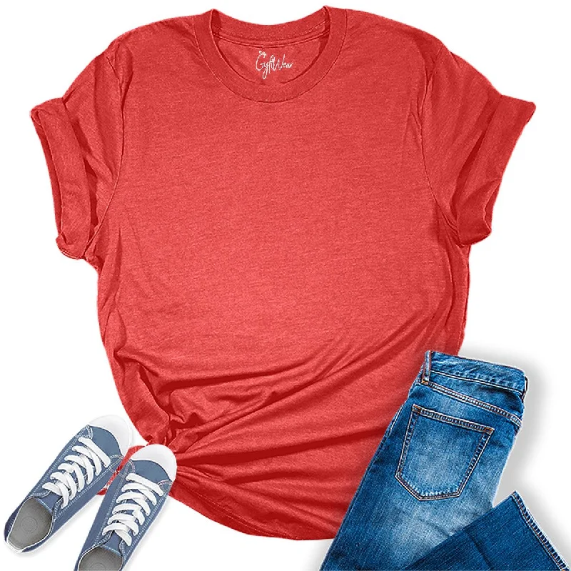 Womens Red T Shirts Premium Casual Short Sleeve Shirts Oversized Tops Chenille Fabric Brocade Fabric Lace Fabric Womens Red T Shirts Premium Casual Short Sleeve Shirts Oversized Tops Chenille Fabric Brocade Fabric Lace Fabric
