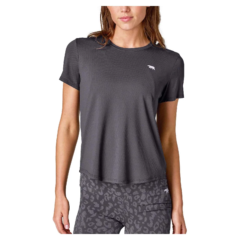 Women's Runcool Running Tee Hooded Caped Shawl Collar