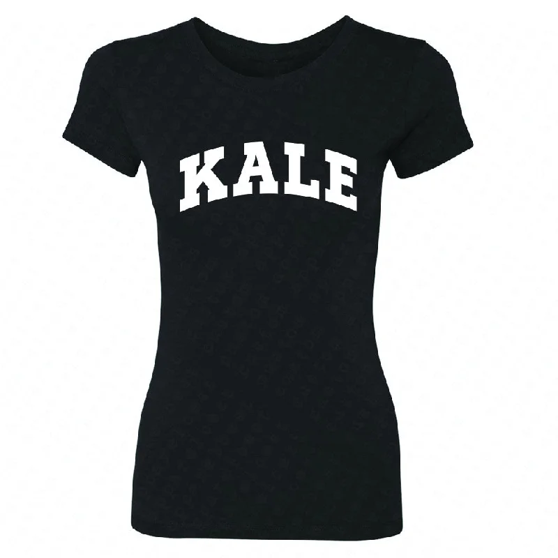 Zexpa Apparel™ Kale WN University Gift for Vegetarian Women's T-shirt Vegan Fun Tee Machine Wash Dry Clean Hand Wash Zexpa Apparel™ Kale WN University Gift for Vegetarian Women's T-shirt Vegan Fun Tee Machine Wash Dry Clean Hand Wash