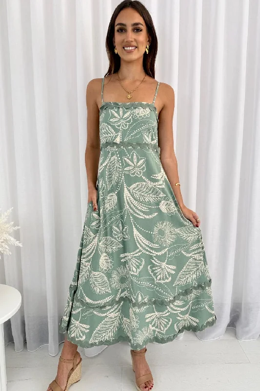Stella Singlet Maxi Dress - Mint Classic Tulle Maxi Dress