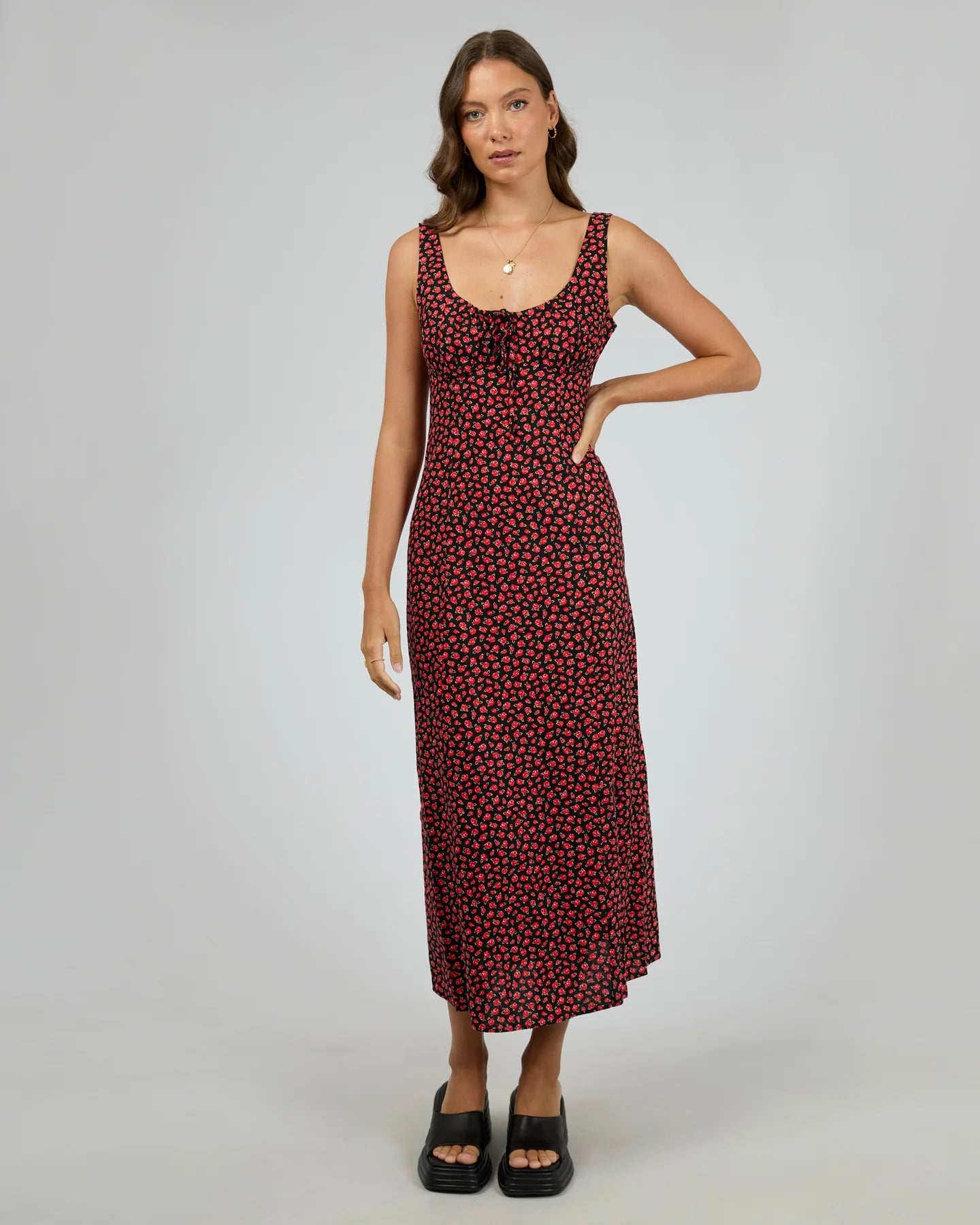 ALL ABOUT EVE LANA MAXI DRESS Classic Solid Maxi Dress
