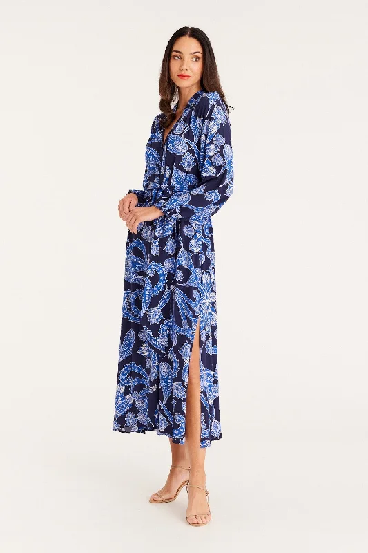 CABLE Helena Maxi Dress Trendy Maxi Dress with Lace