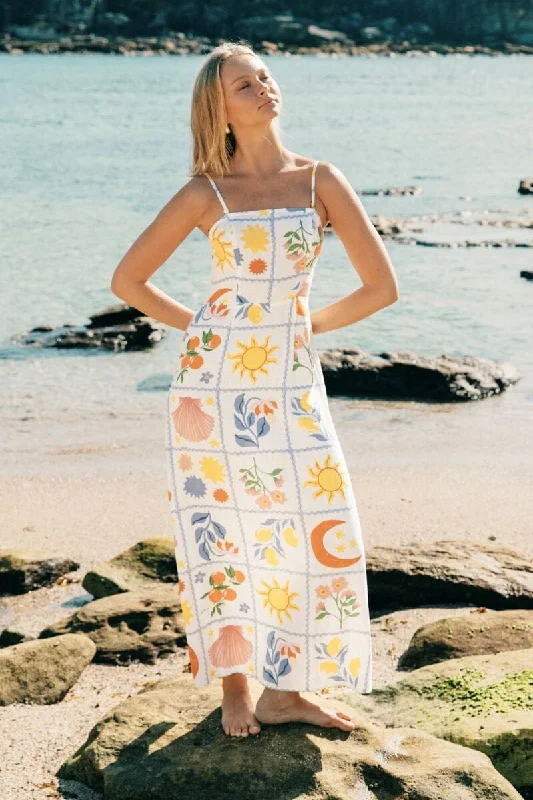 Costa Maxi Dress Comfortable Casual Maxi Dress