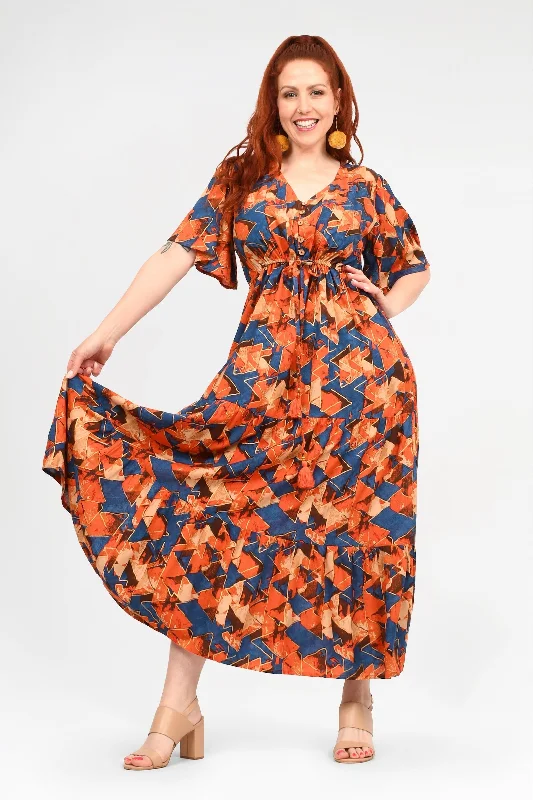Jasmine Maxi Dress Casual Maxi Dress with Pockets