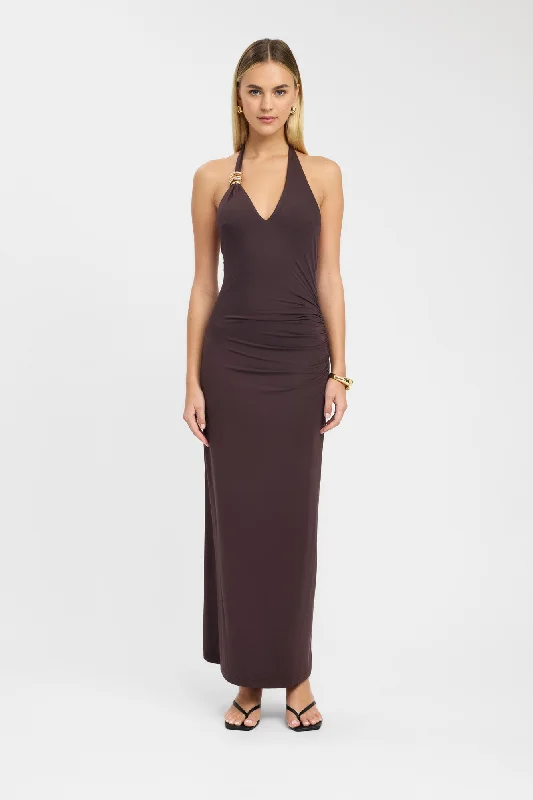 Paloma Maxi Dress Elegant Maxi Dress with Drapes