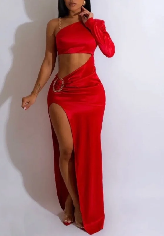 Ring A Bell Maxi Dress Comfortable Fitted Maxi Dress
