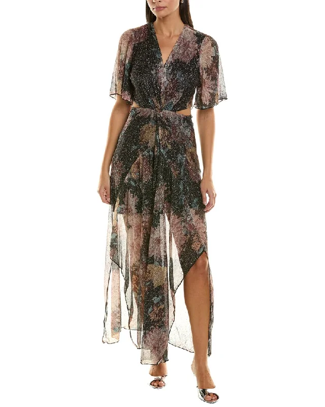 Bishop + Young Harper Cutout Maxi Dress Stylish Maxi Dress with Frills