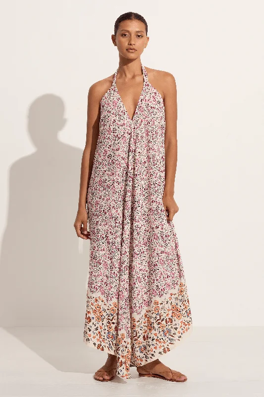 Natalie Martin Lola Maxi Dress - Petite Fleur Rose Chic Summer Floral Maxi Dress