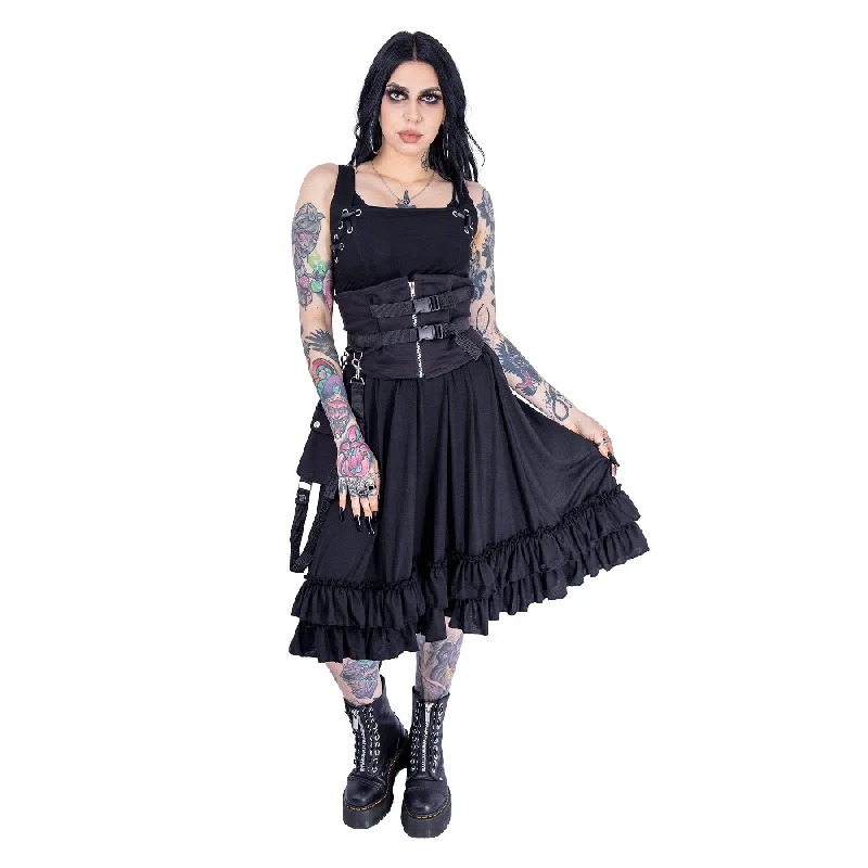 ALVENA DRESS - BLACK