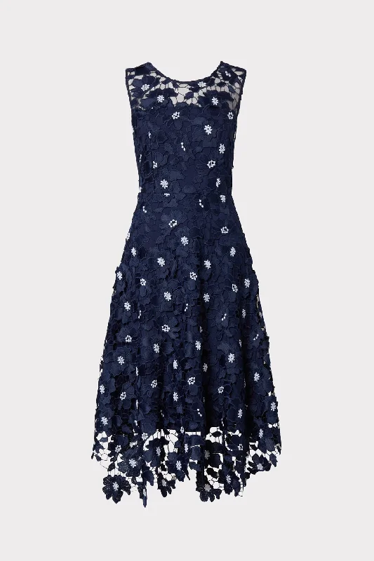 Annemarie 3D Poppy Lace Dress