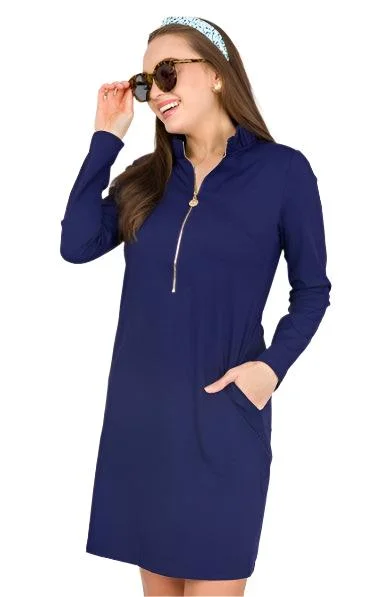 Aryeh Ruffle  Neck Resort Dress