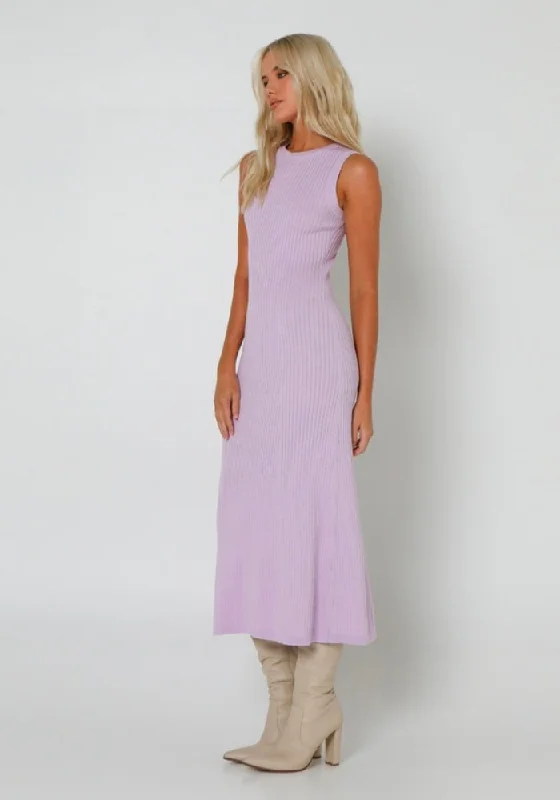 Brit Knit Dress Lilac