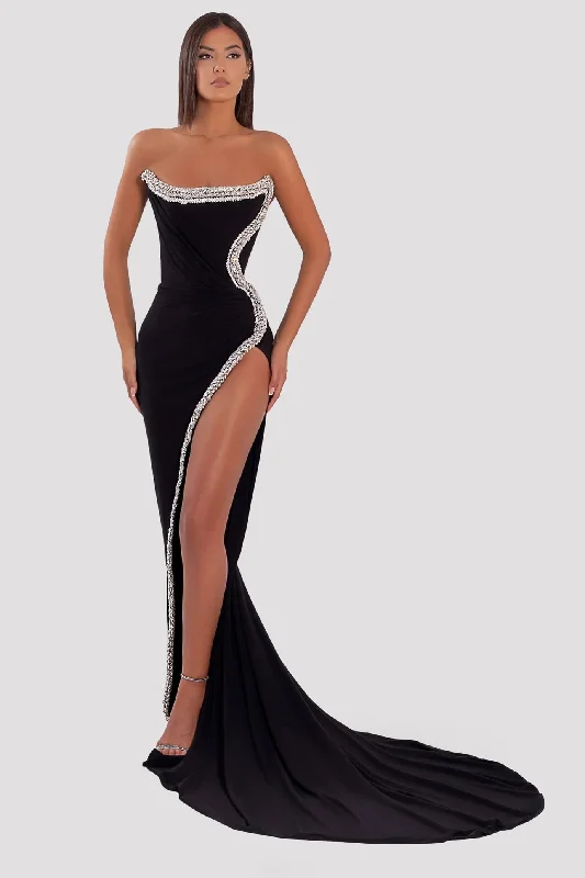 Crystal Corset Long Dress by Albina Dyla