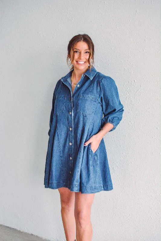 Daydream In Denim Dress
