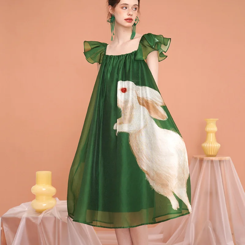 Enchanted Forest Rabbit Dress