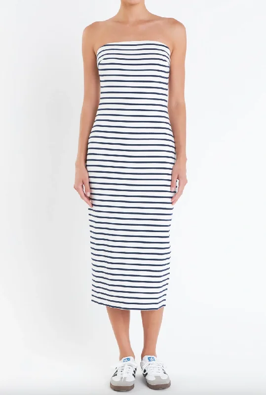 Striped Tube Dress